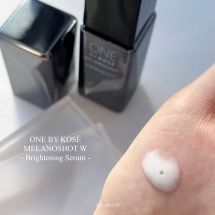 メラノショット W/ONE BY KOSE/美容液を使ったクチコミ(2枚目)