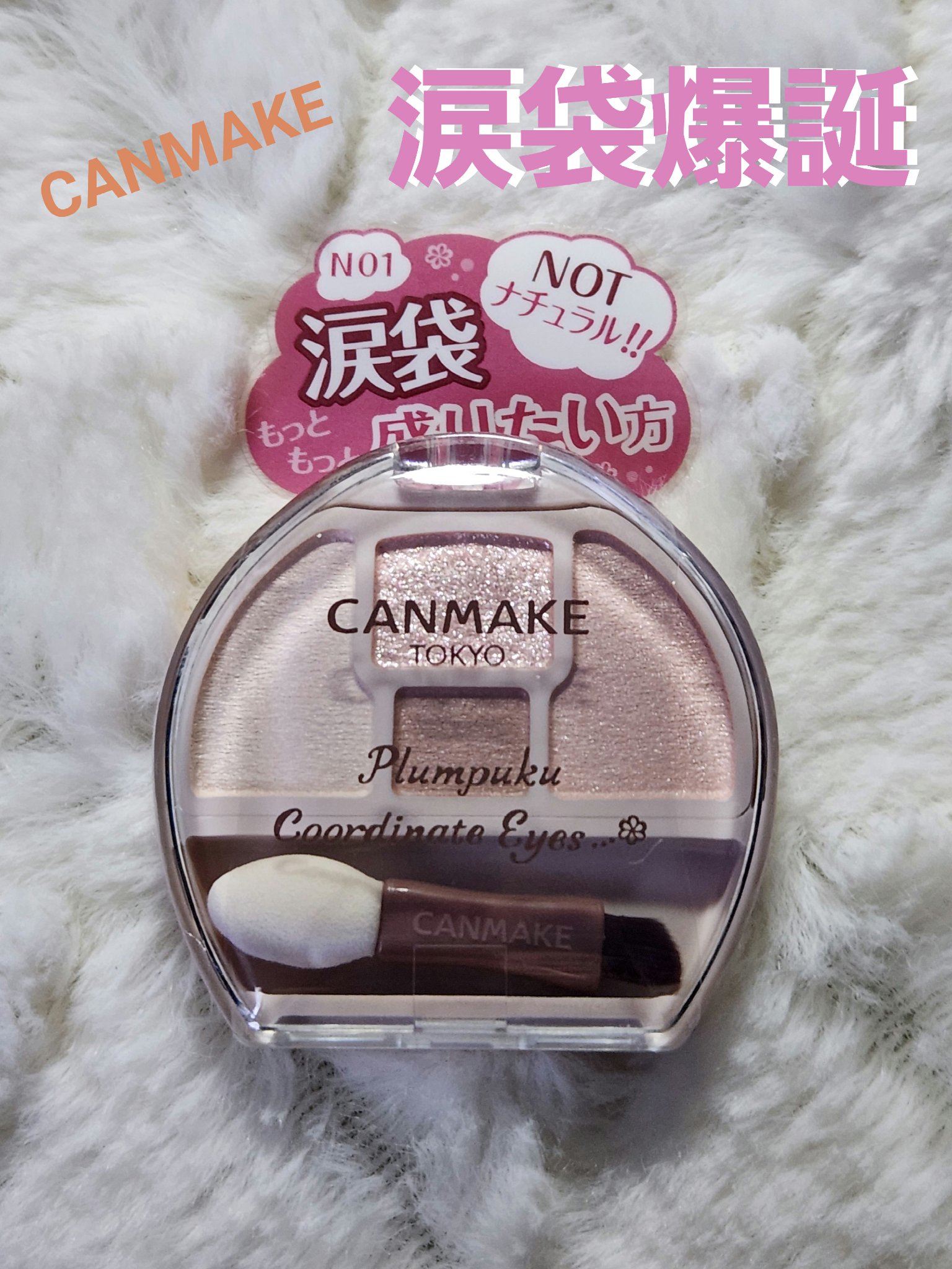 プランぷくコーデアイズ/キャンメイク/パウダーアイシャドウを使ったクチコミ（1枚目）