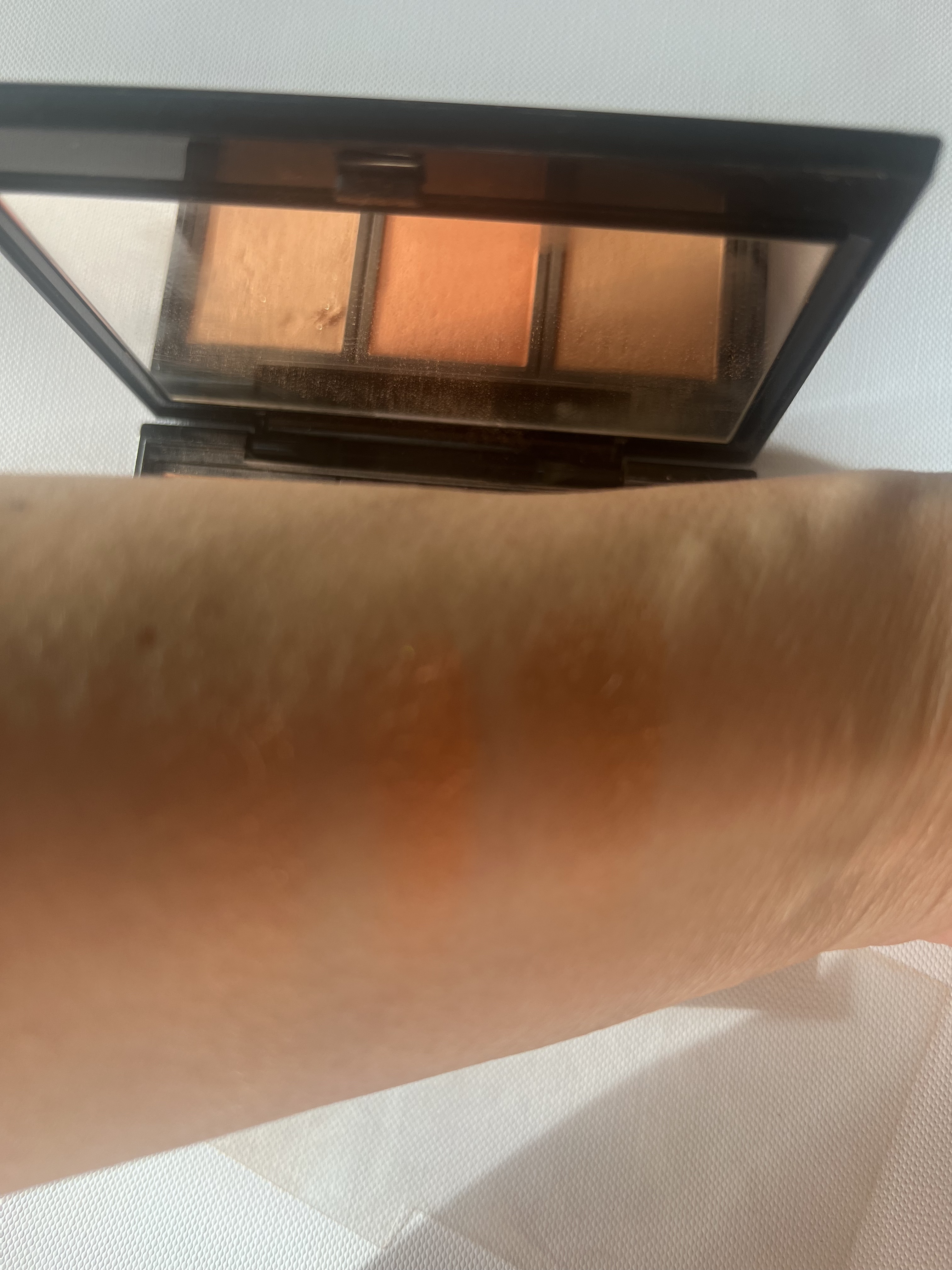 ホリデーアディクション ブラッシュ パレット “アンノウン ファミリア”/ADDICTION/パウダーチークを使ったクチコミ（3枚目）