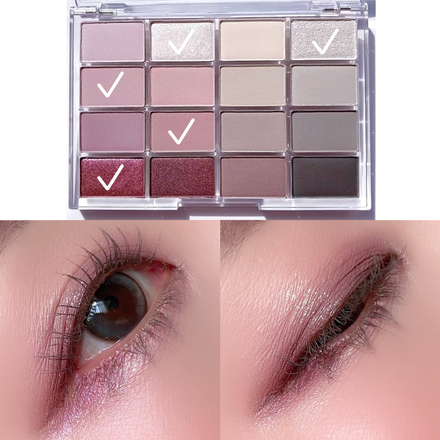 ソフトブラーリングアイパレット/wakemake/アイシャドウパレットを使ったクチコミ(5枚目)