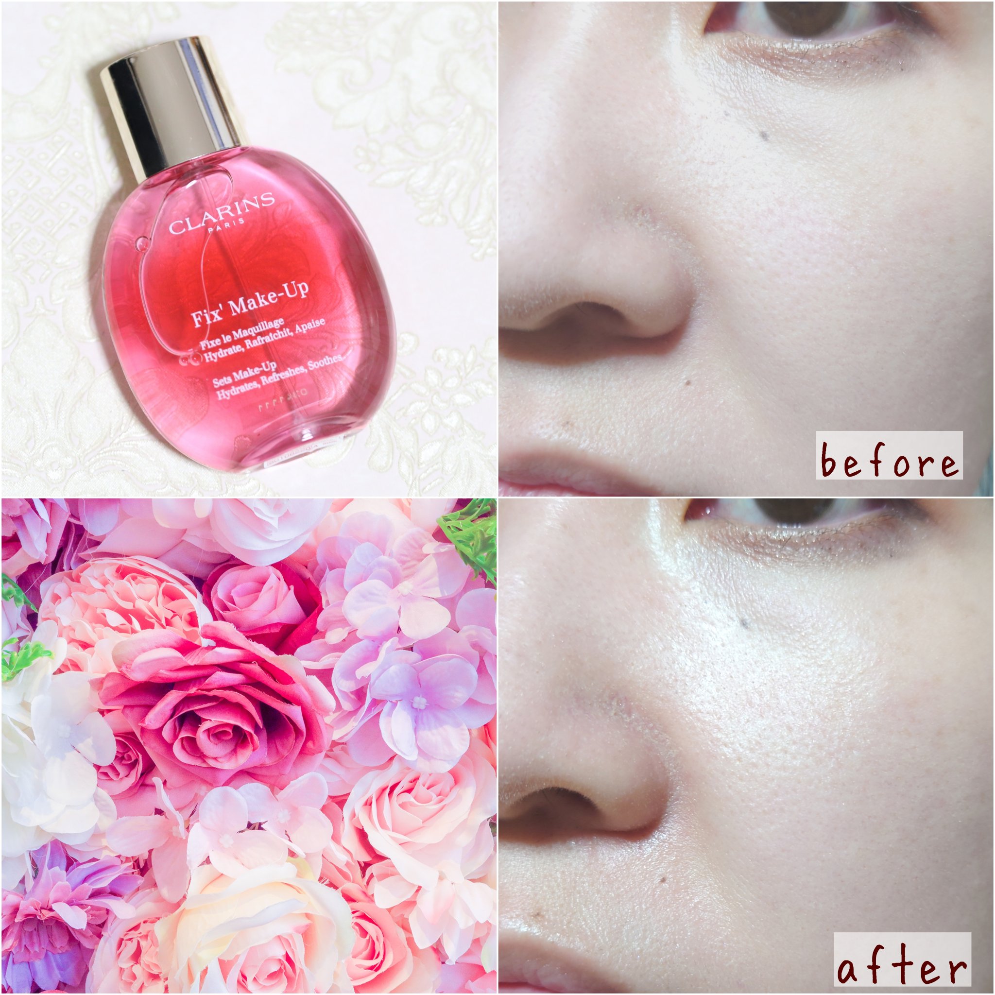 フィックス メイクアップ N/CLARINS/ミスト状化粧水を使ったクチコミ（3枚目）