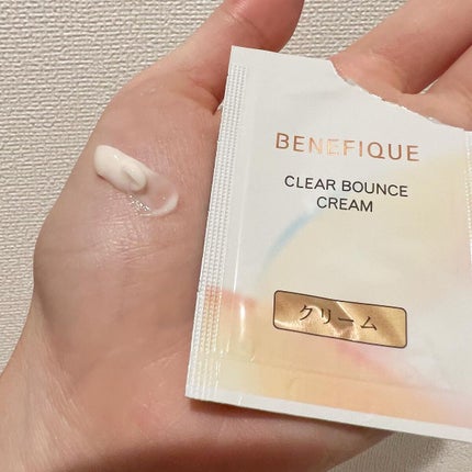 クリアバウンスクリーム /BENEFIQUE/フェイスクリームを使ったクチコミ(2枚目)