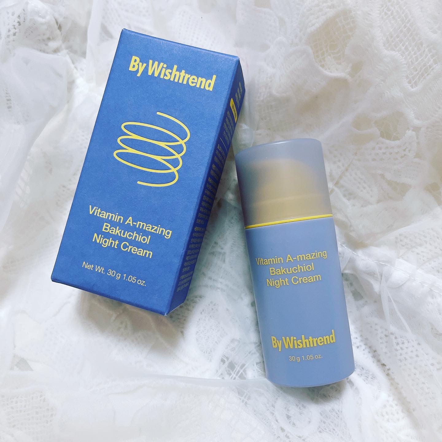 ビタミンA-mazingバクチオールナイトクリーム/By Wishtrend/フェイスクリームを使ったクチコミ（1枚目）