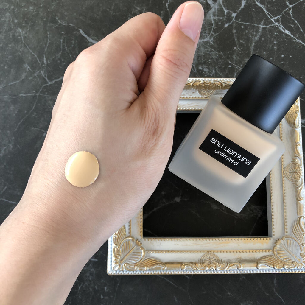 （旧）アンリミテッド ラスティング フルイド/shu uemura/リキッドファンデーションを使ったクチコミ（3枚目）