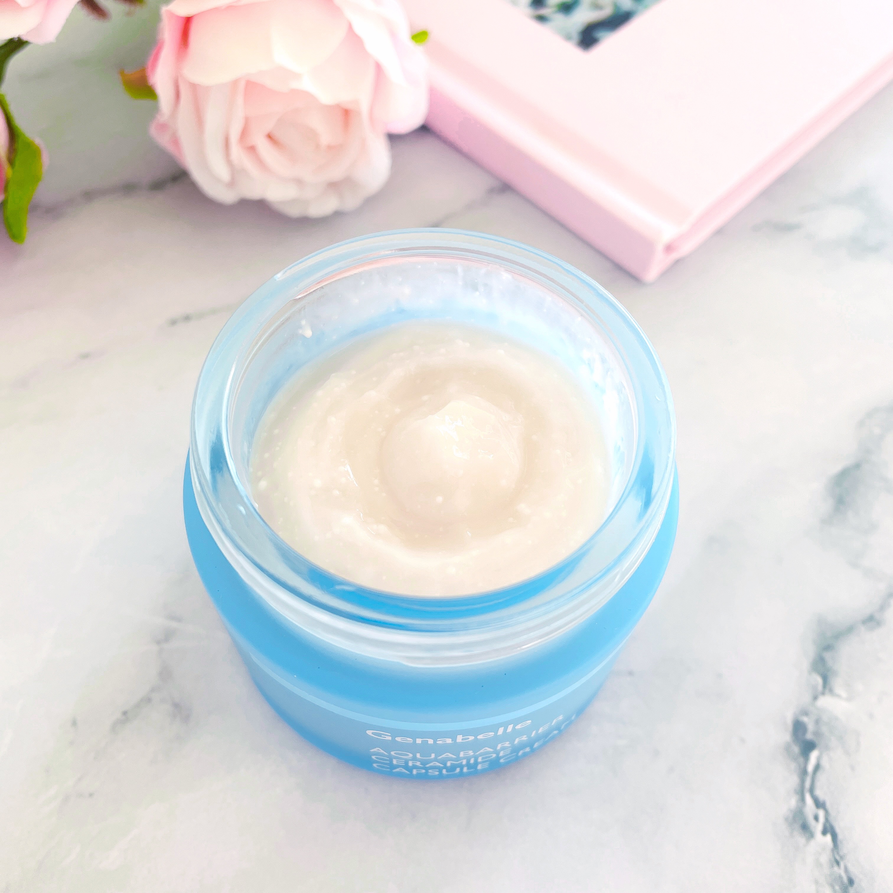 アクアバリアセラミドカプセルクリーム/Genabelle/フェイスクリームを使ったクチコミ（2枚目）