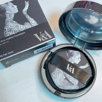 ロングウェアクッションファンデーション/V&Aビューティー/クッションファンデーションを使ったクチコミ(3枚目)