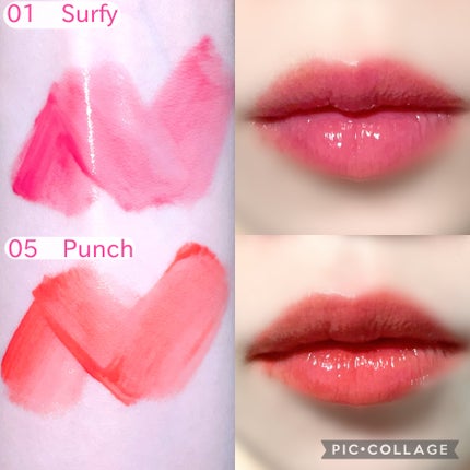 フローウェーブティント/COSNORI/リップティントを使ったクチコミ(3枚目)