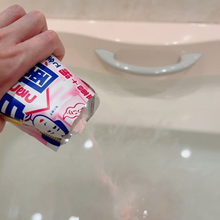 重曹つるつる風呂/毛穴撫子/炭酸系入浴剤を使ったクチコミ(3枚目)