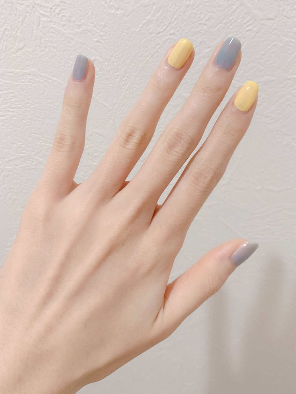 ネイル エナメル ちふれを使った口コミ ブルー イエローパステルネイルこんにちは By ゆず 脂性肌 代前半 Lips
