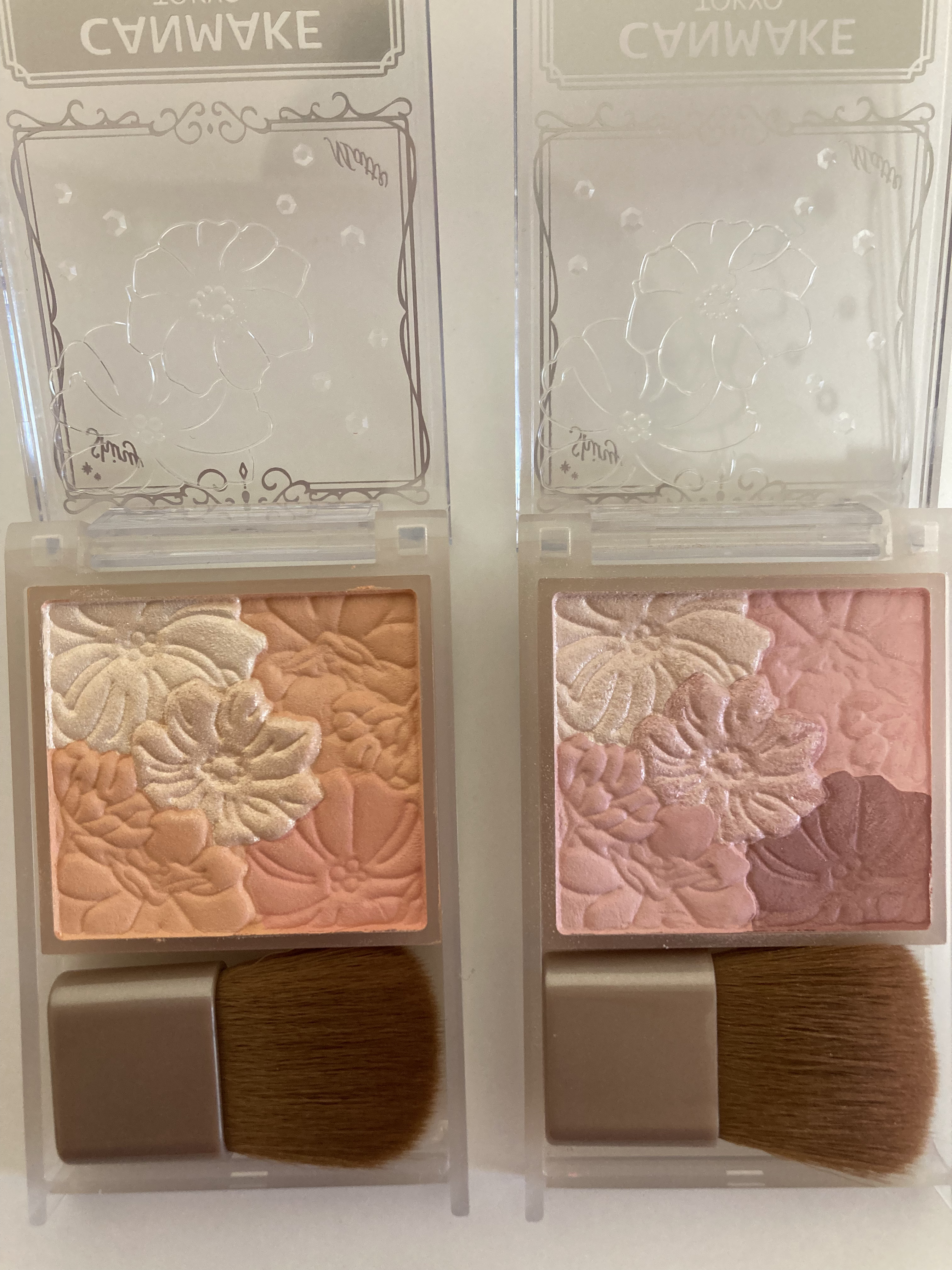 グロウフルールチークス（ブレンドタイプ）/キャンメイク/パウダーチークを使ったクチコミ（3枚目）