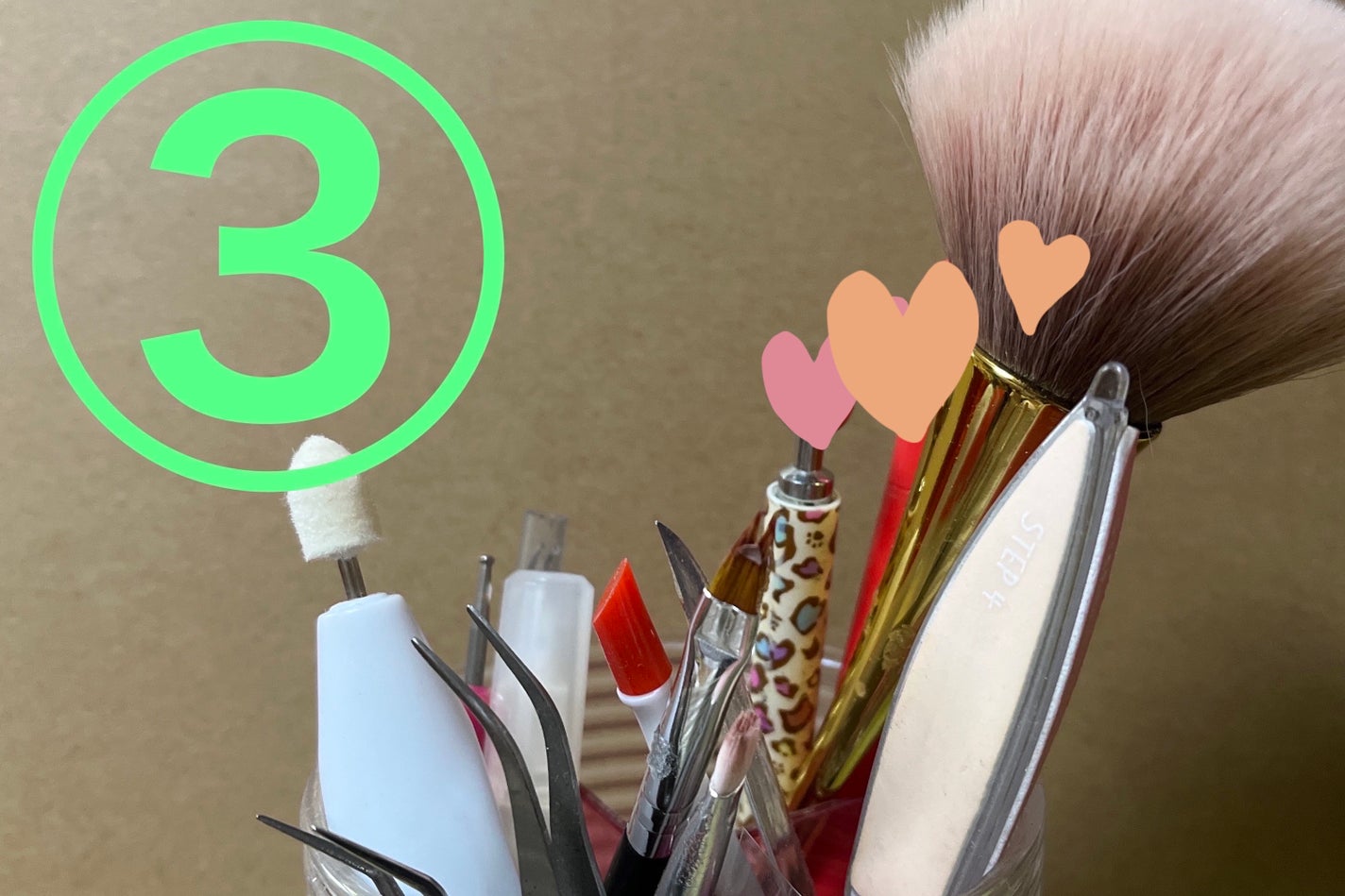 3段式クリアーケース/DAISO/その他化粧小物を使ったクチコミ(2枚目)