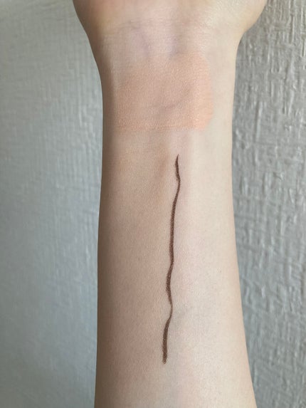 マットシフォン UVリキッドファンデ 01 ライトピンクオークル(Light Pink Ochre)/KiSS/リキッドファンデーションを使ったクチコミ(2枚目)