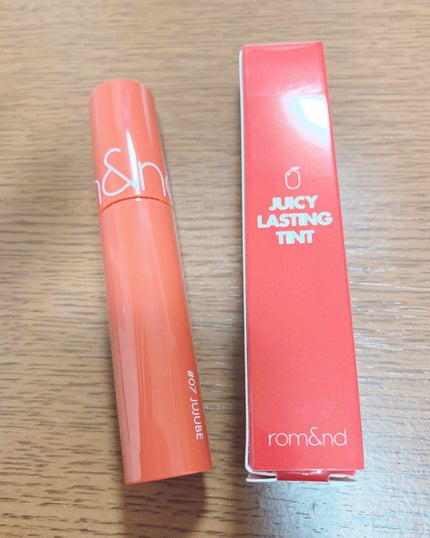 ジューシーラスティングティント/rom&nd/リップティントを使ったクチコミ(1枚目)