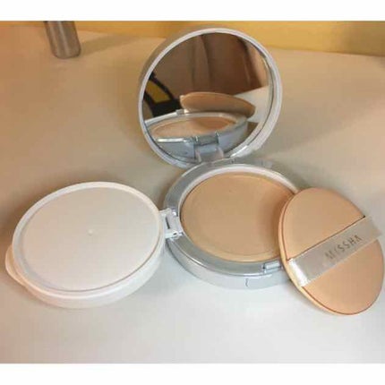 テンションパクト トーンアップグロウ/MISSHA/クリーム・エマルジョンファンデーションを使ったクチコミ(2枚目)