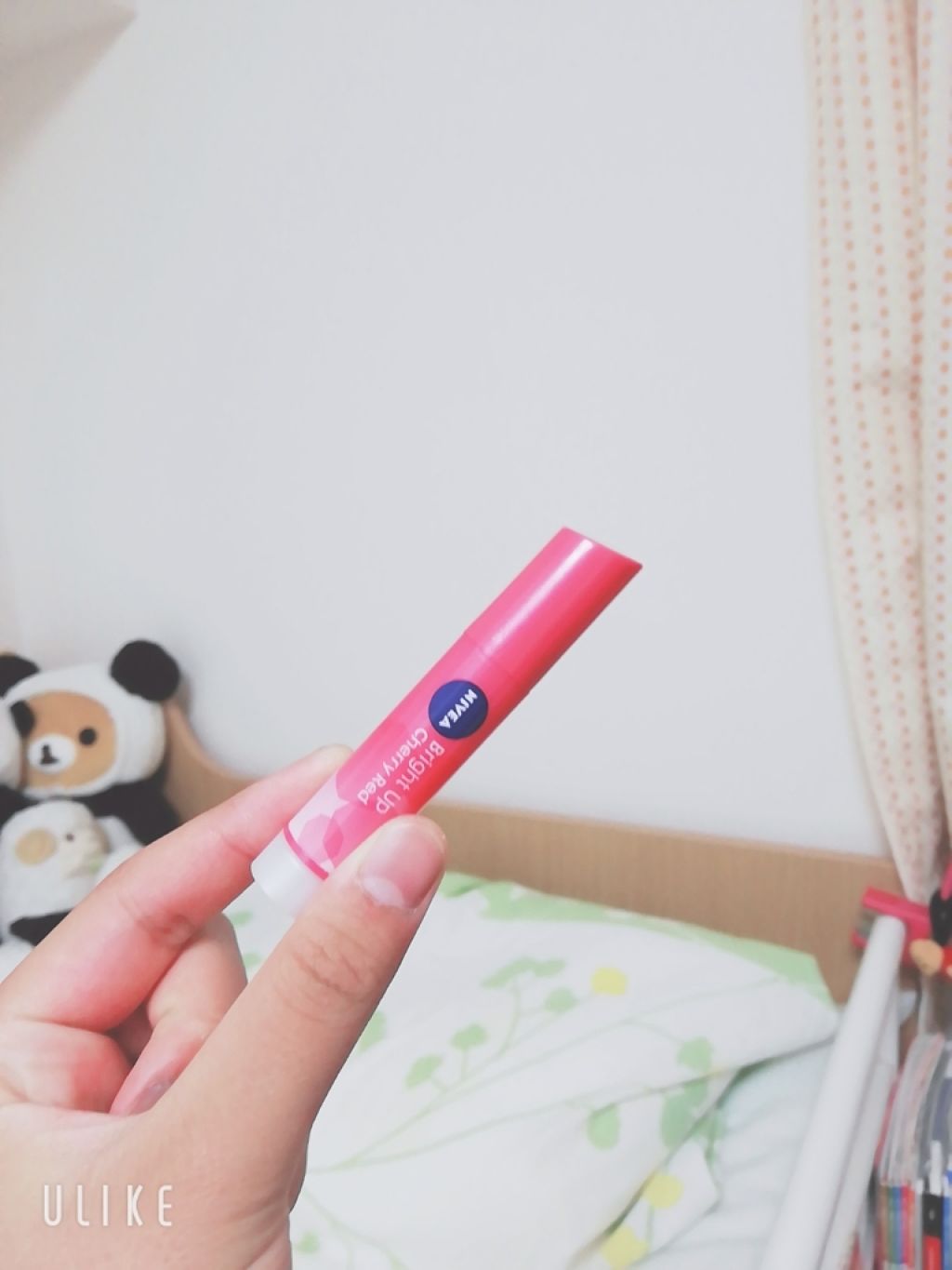 モイストピュアカラーリップ/ニベア/リップクリームを使ったクチコミ（1枚目）