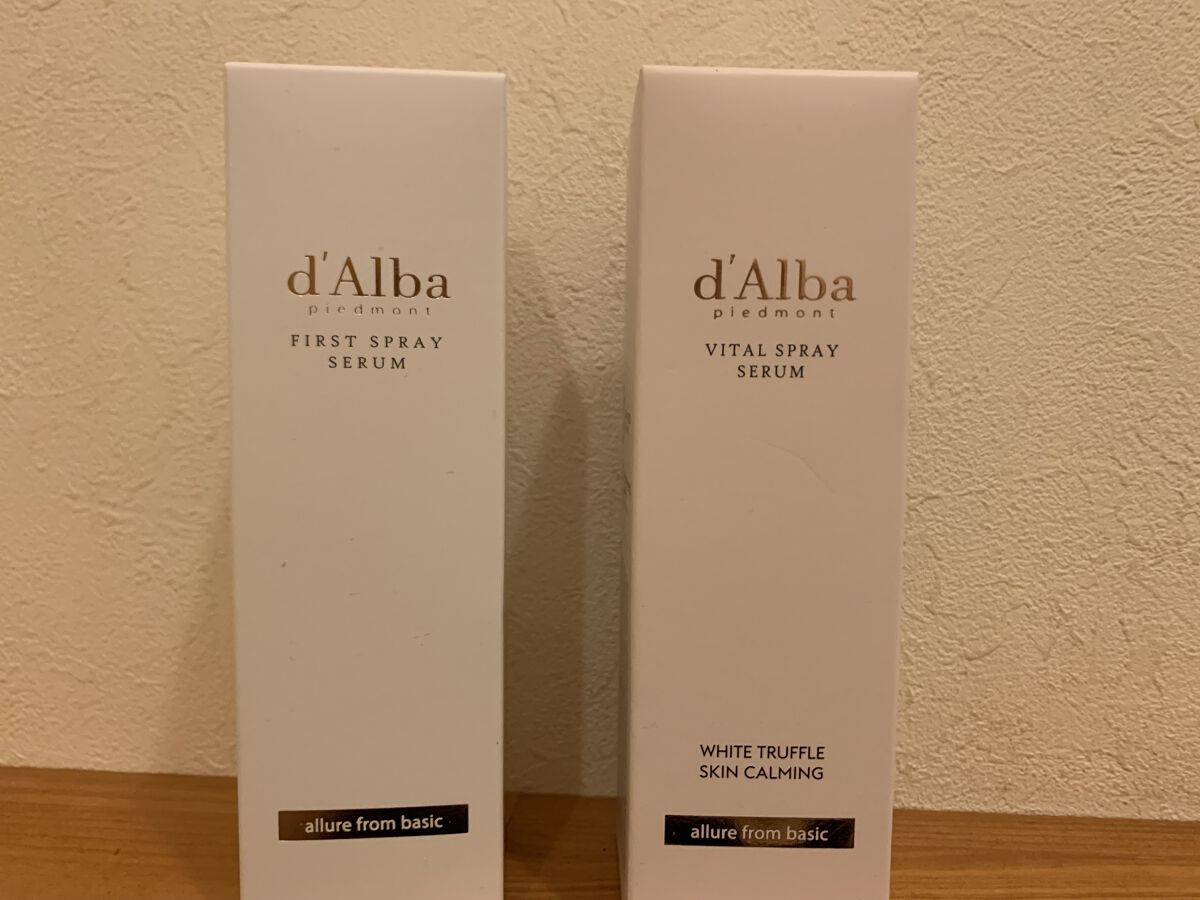 ダルバ ホワイトトリュフバイタルスプレーセラム/ダルバ/ミスト状化粧水を使ったクチコミ（2枚目）