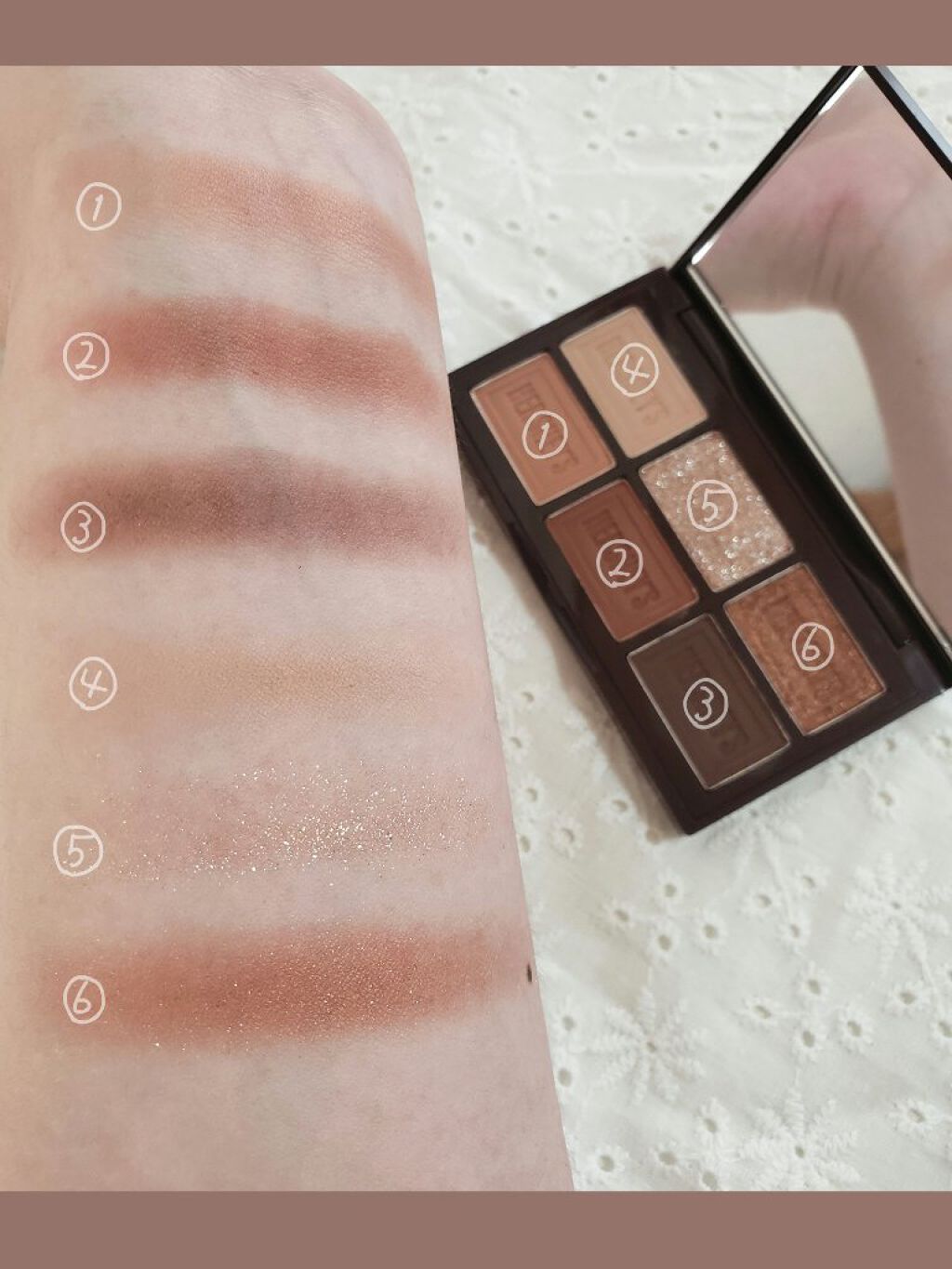 ハーシー プレイカラーアイズミニ/ETUDE/アイシャドウパレットを使ったクチコミ(4枚目)