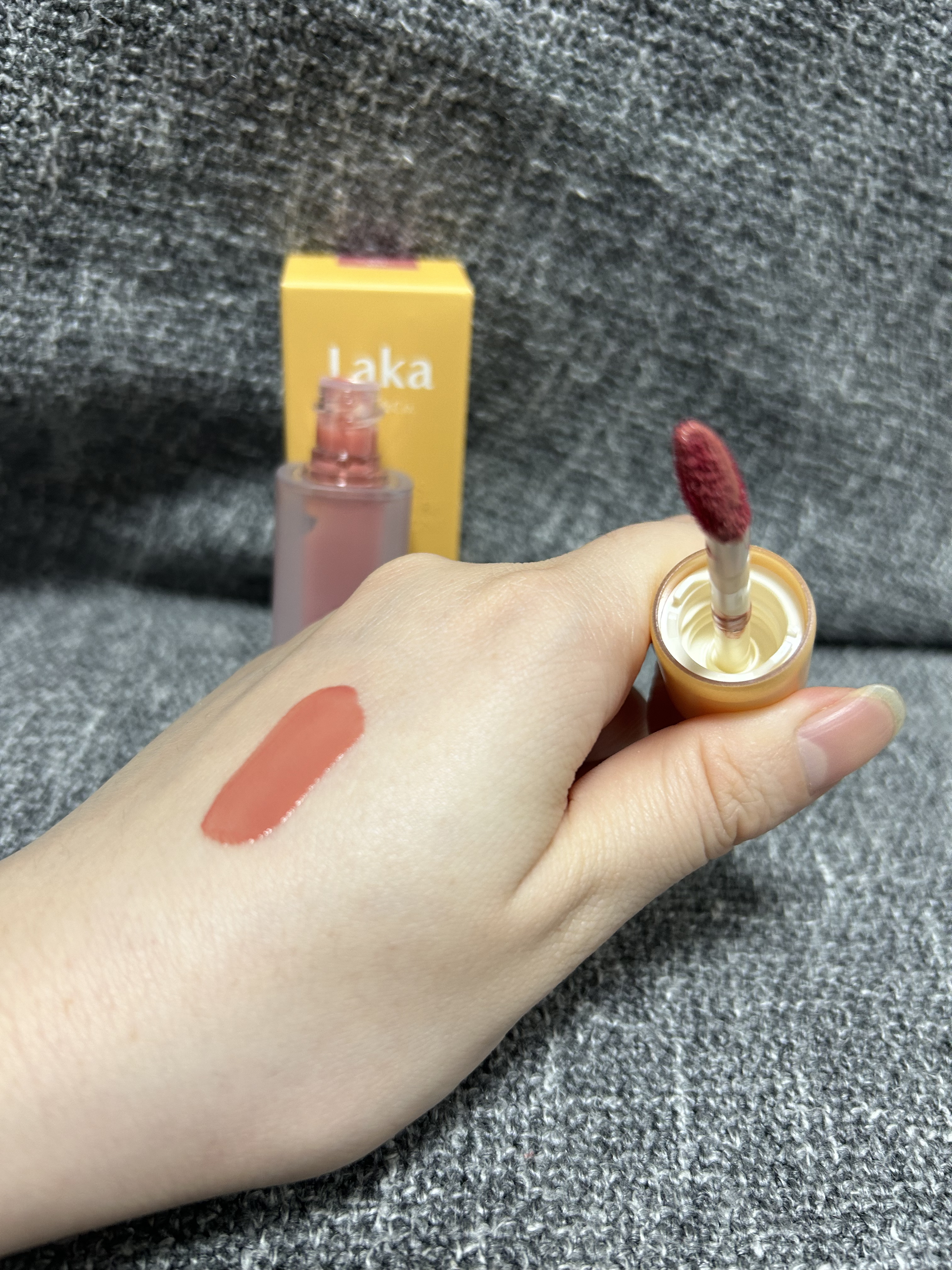 フルーティーグラムティント/Laka/リップティントを使ったクチコミ（2枚目）