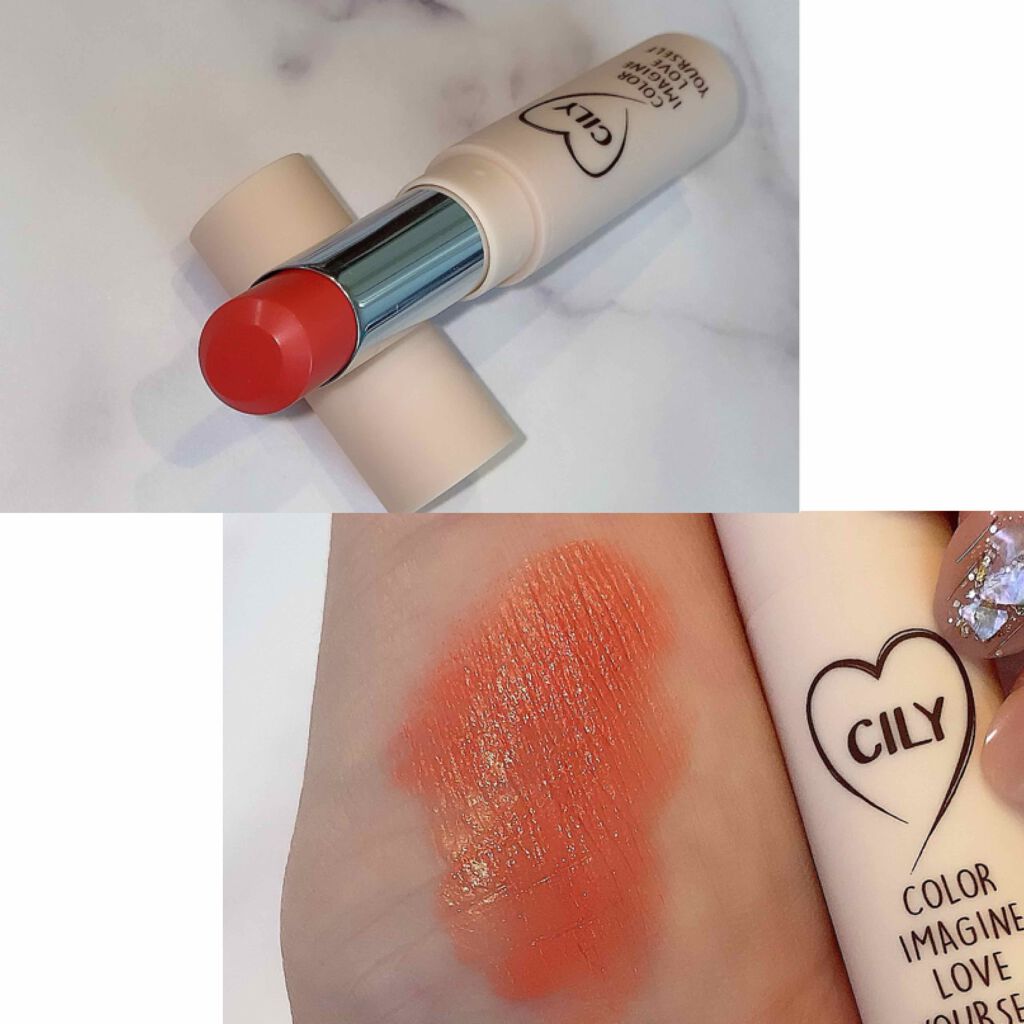 シルキーリップ #ORIENTAL ORANGE/CILY/口紅を使ったクチコミ（2枚目）