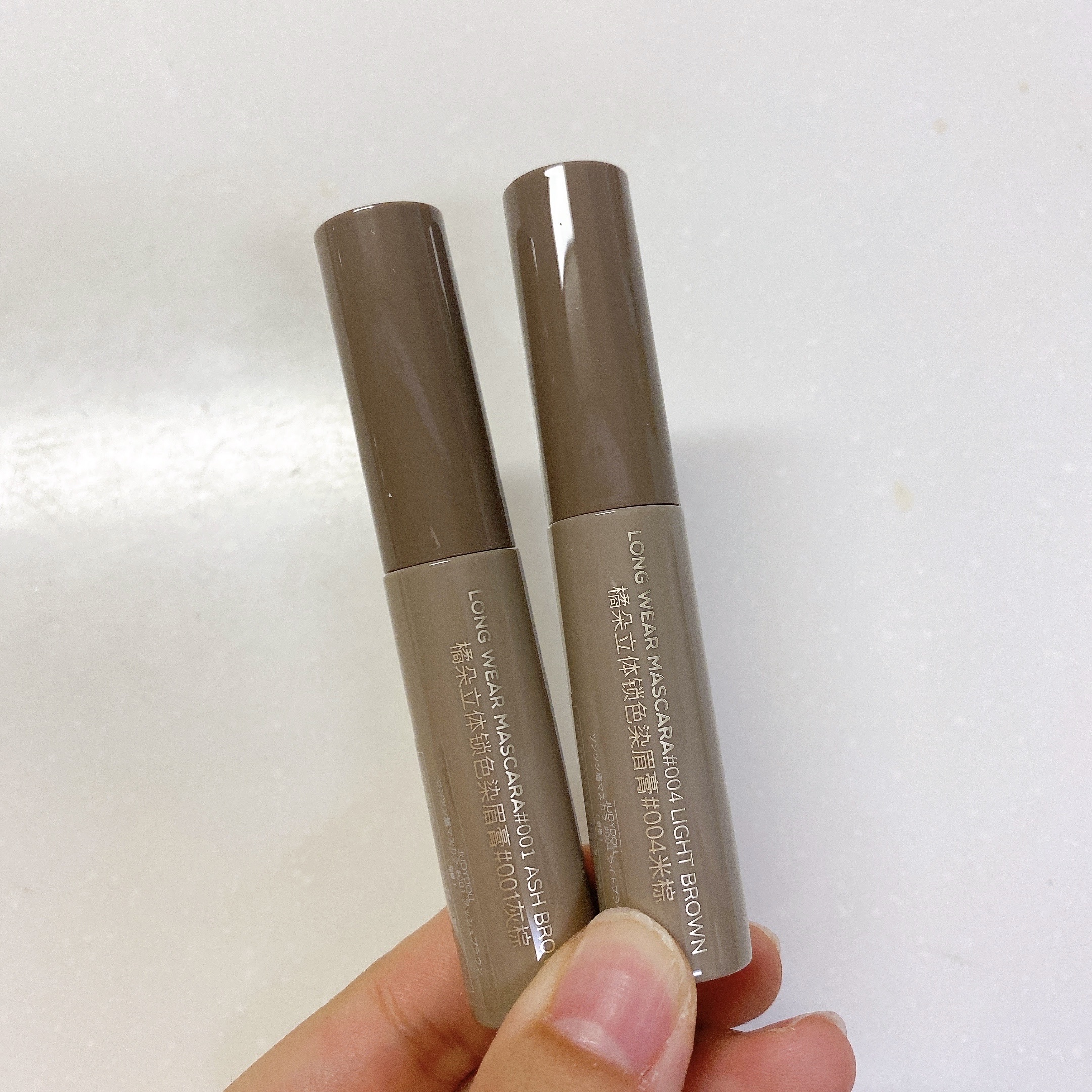 ツンツン眉マスカラ 004 ライトブラウン/JUDYDOLL/眉マスカラを使ったクチコミ（2枚目）