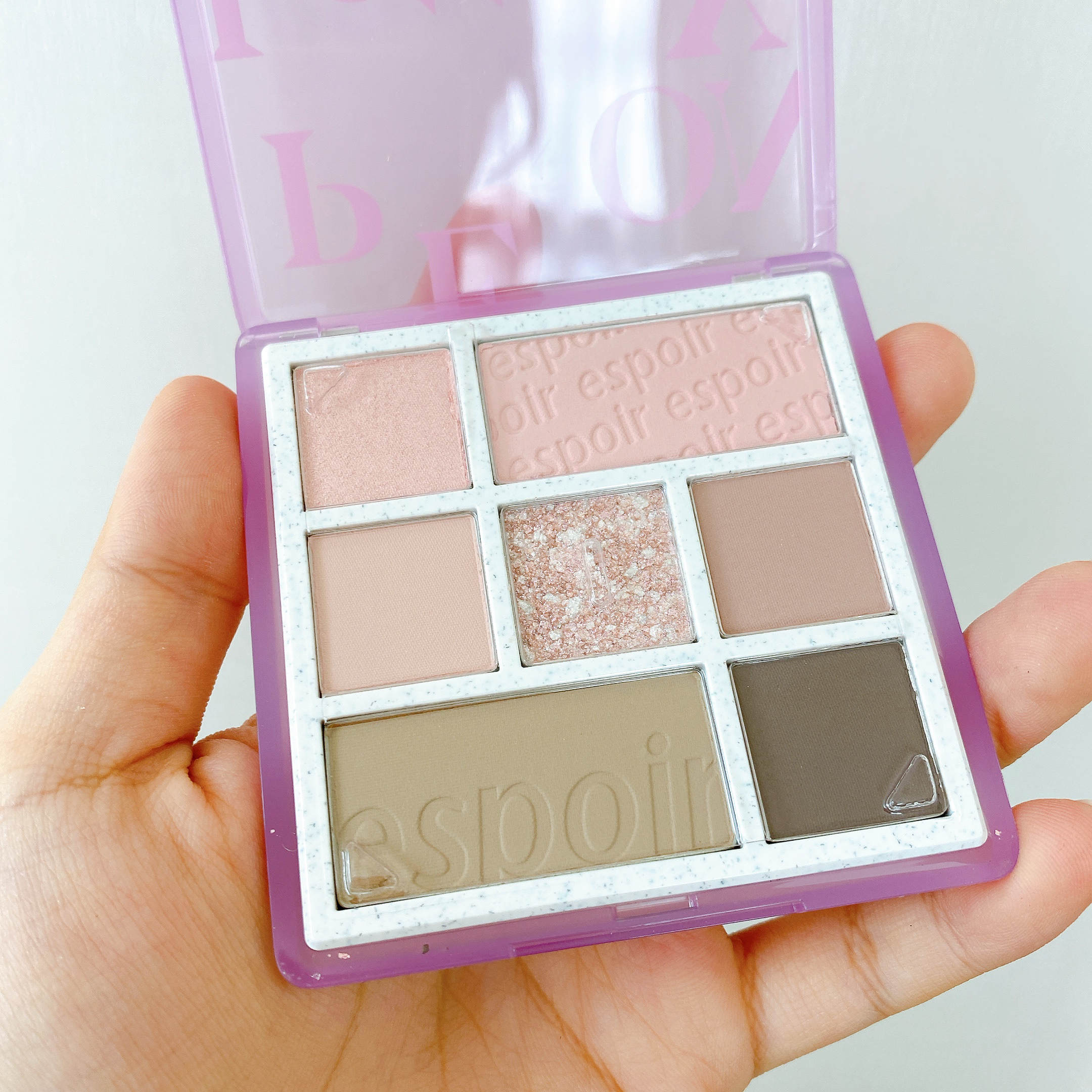 リアルアイパレット 10 ピオニーラテ/espoir/マルチパレットを使ったクチコミ（2枚目）