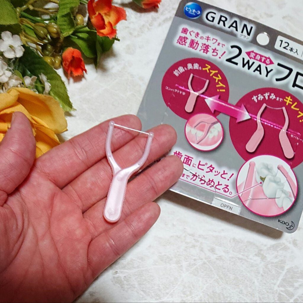 ピュオーラGRAN 2WAYフロス/ピュオーラ/デンタルフロス・歯間ブラシを使ったクチコミ(4枚目)