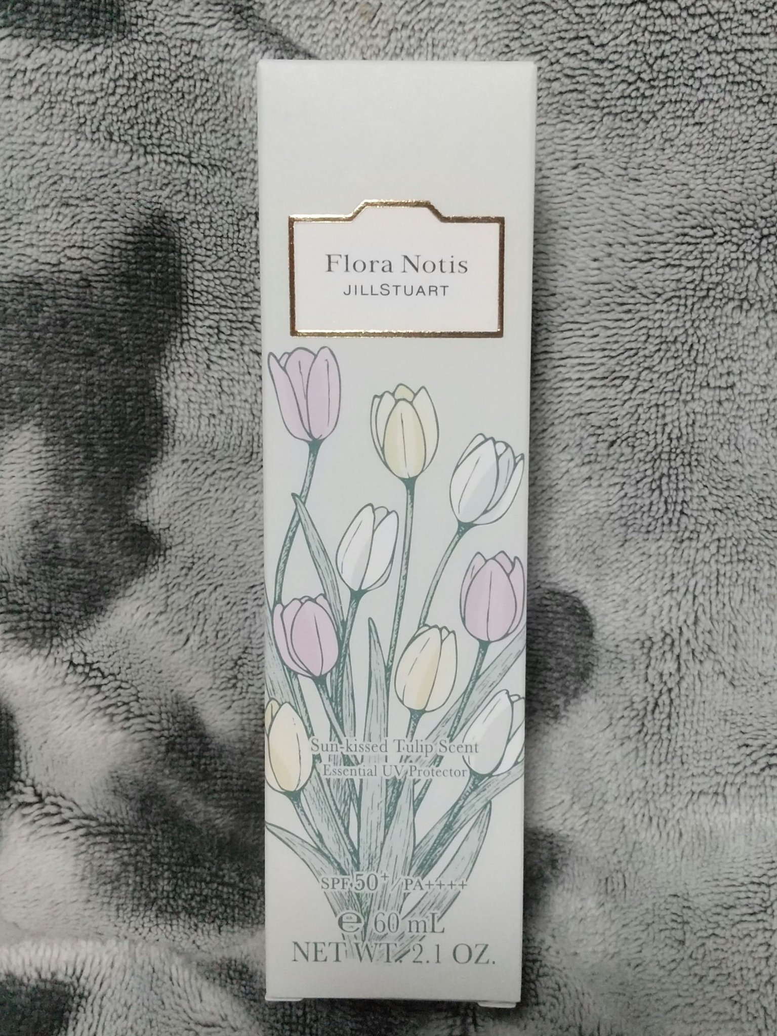 サンキストチューリップ　エッセンシャルUVプロテクター SPF50+/PA++++＜顔・からだ用＞/Flora Notis JILL STUART/日焼け止めクリームを使ったクチコミ（1枚目）