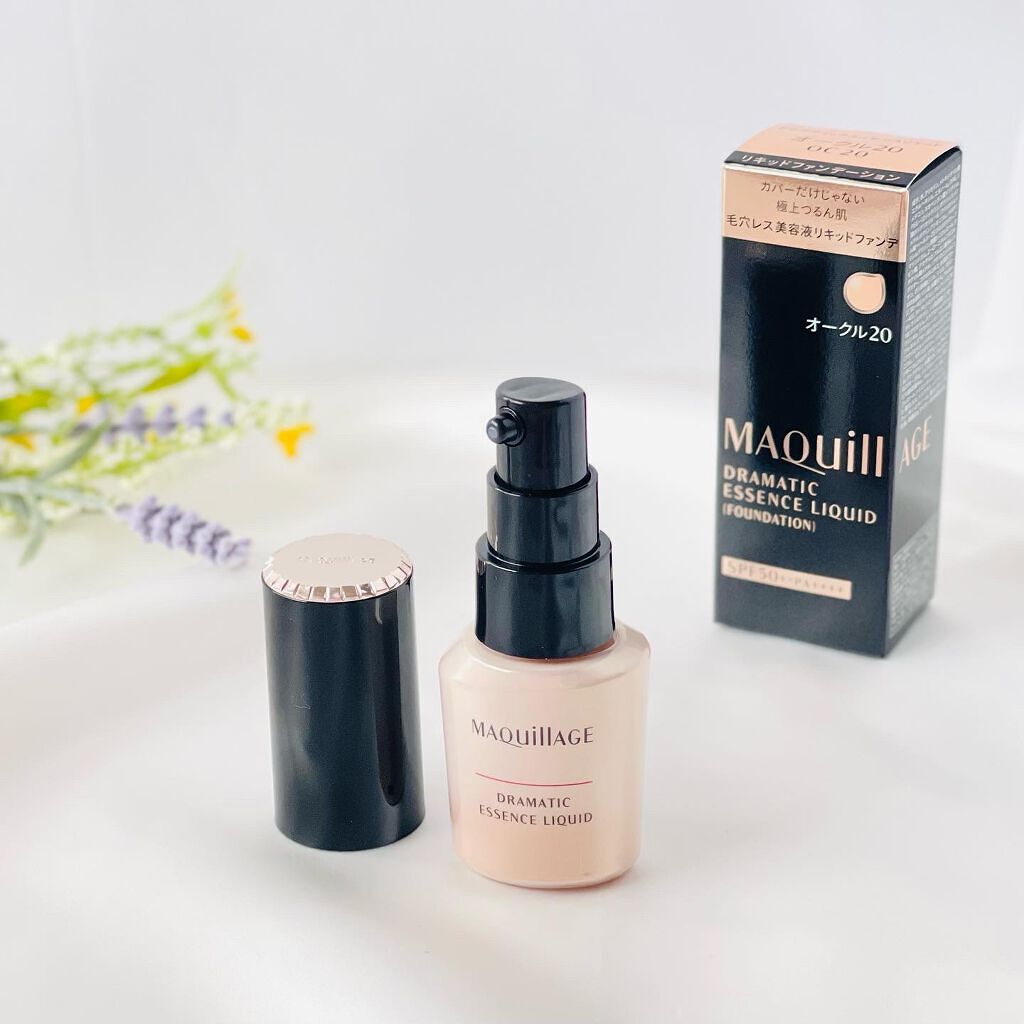 ドラマティックエッセンスリキッド/マキアージュ/リキッドファンデーションを使ったクチコミ（3枚目）