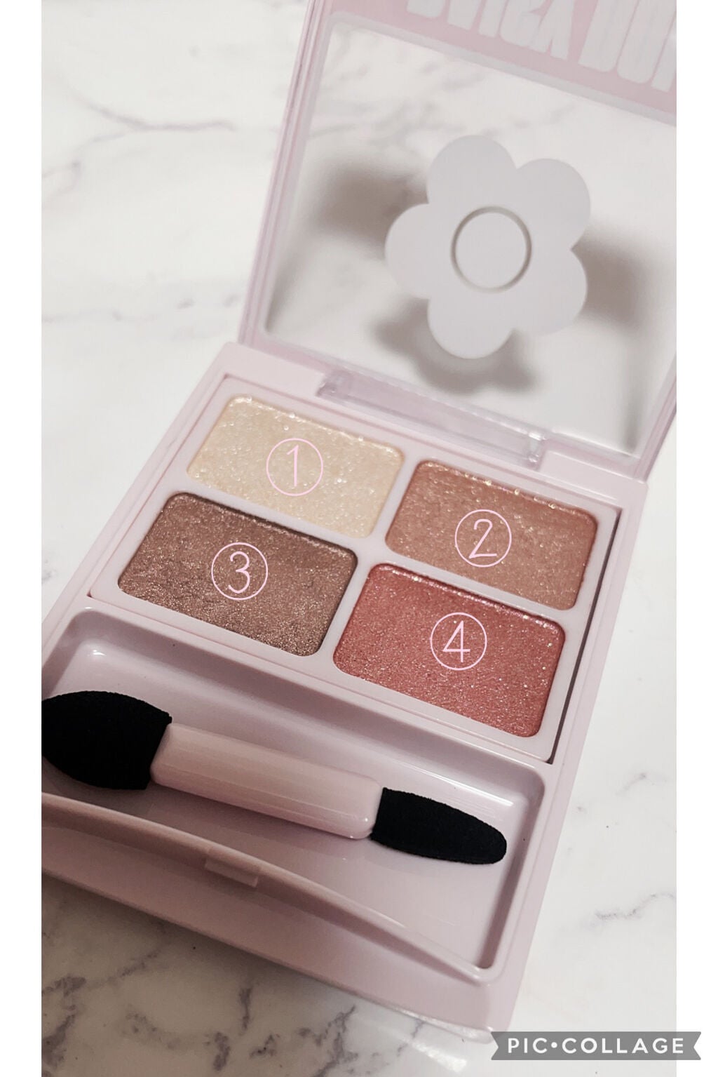 デイジードール アイカラー パレット/DAISY DOLL by MARY QUANT/アイシャドウパレットを使ったクチコミ(3枚目)