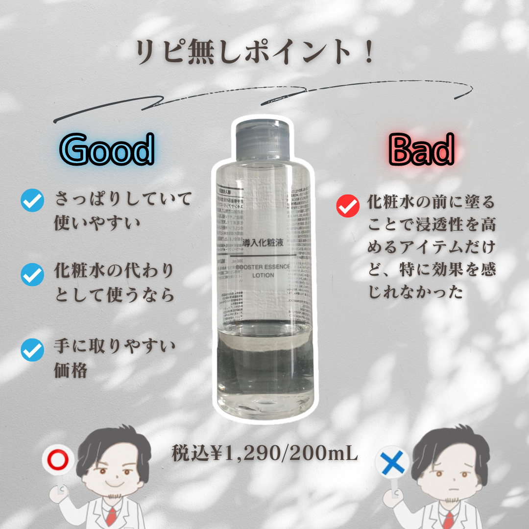 導入化粧液/無印良品/ブースター・導入液を使ったクチコミ(2枚目)