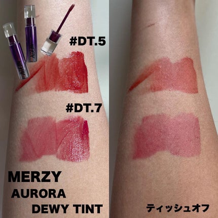 ザ ファースト ベルベット ティント シーズン1/MERZY/リップティントを使ったクチコミ(6枚目)