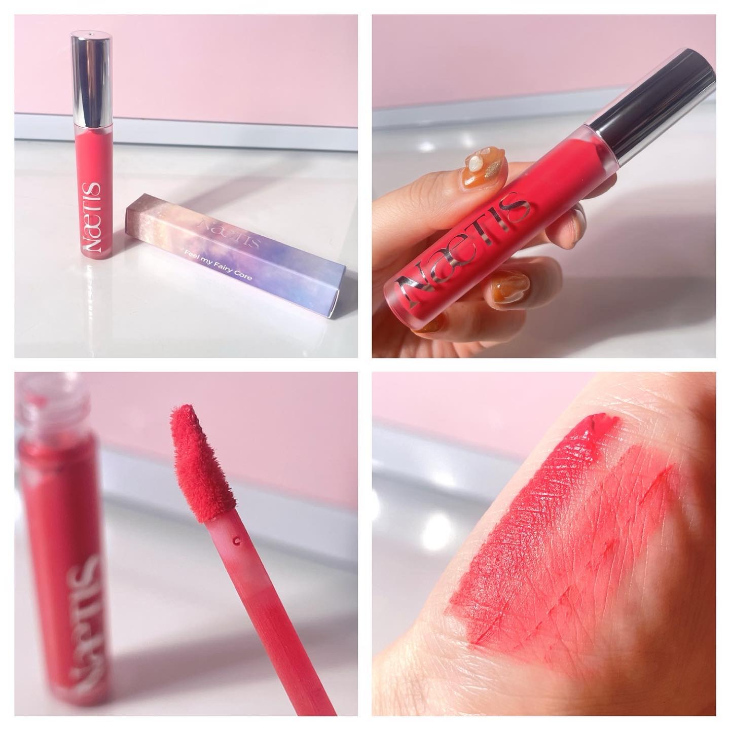 フェアリーコアステイブラーベルベットティント/NaeTIS/リップティントを使ったクチコミ（3枚目）