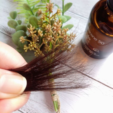 フラーレン配合トリートメントオイル フラーレン50/Celife/ヘアオイルを使ったクチコミ(3枚目)