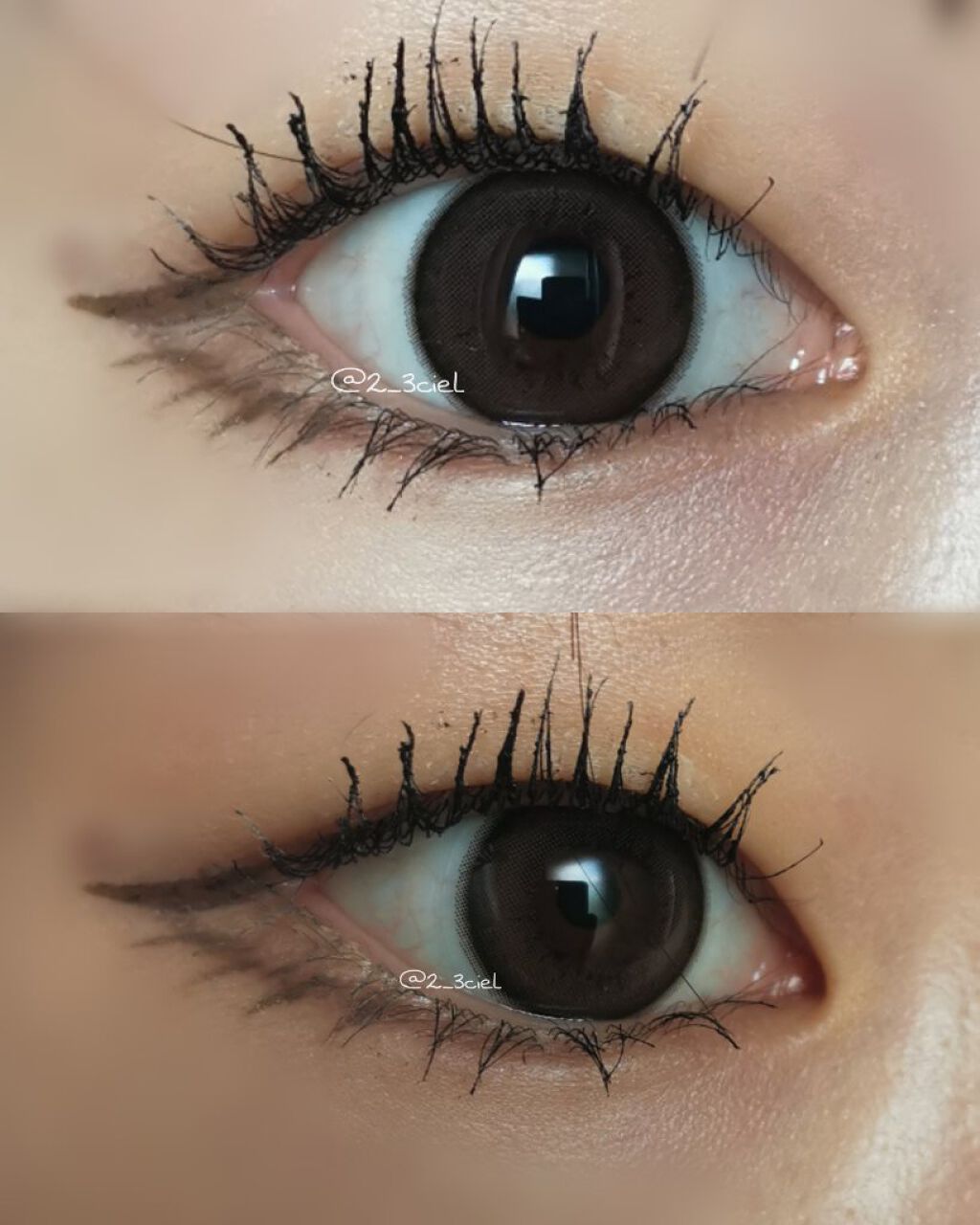 3カラーアイブロウパレット 02 ダークブラウン/エンジェルハート/パウダーアイブロウを使ったクチコミ（2枚目）