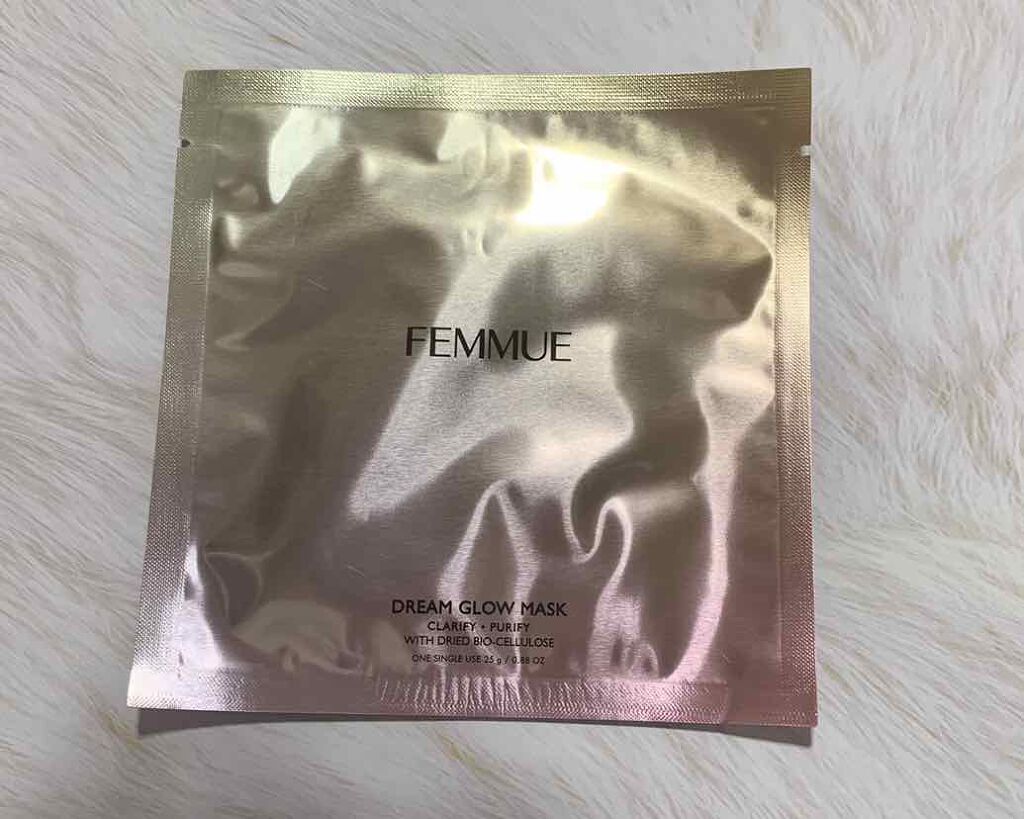 ドリームグロウマスク CP(肌引き締め・ブースター)/FEMMUE/シートマスク・パックを使ったクチコミ（1枚目）