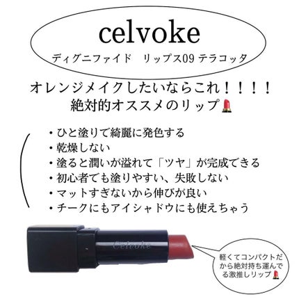 ディグニファイド リップス/Celvoke/口紅を使ったクチコミ(2枚目)