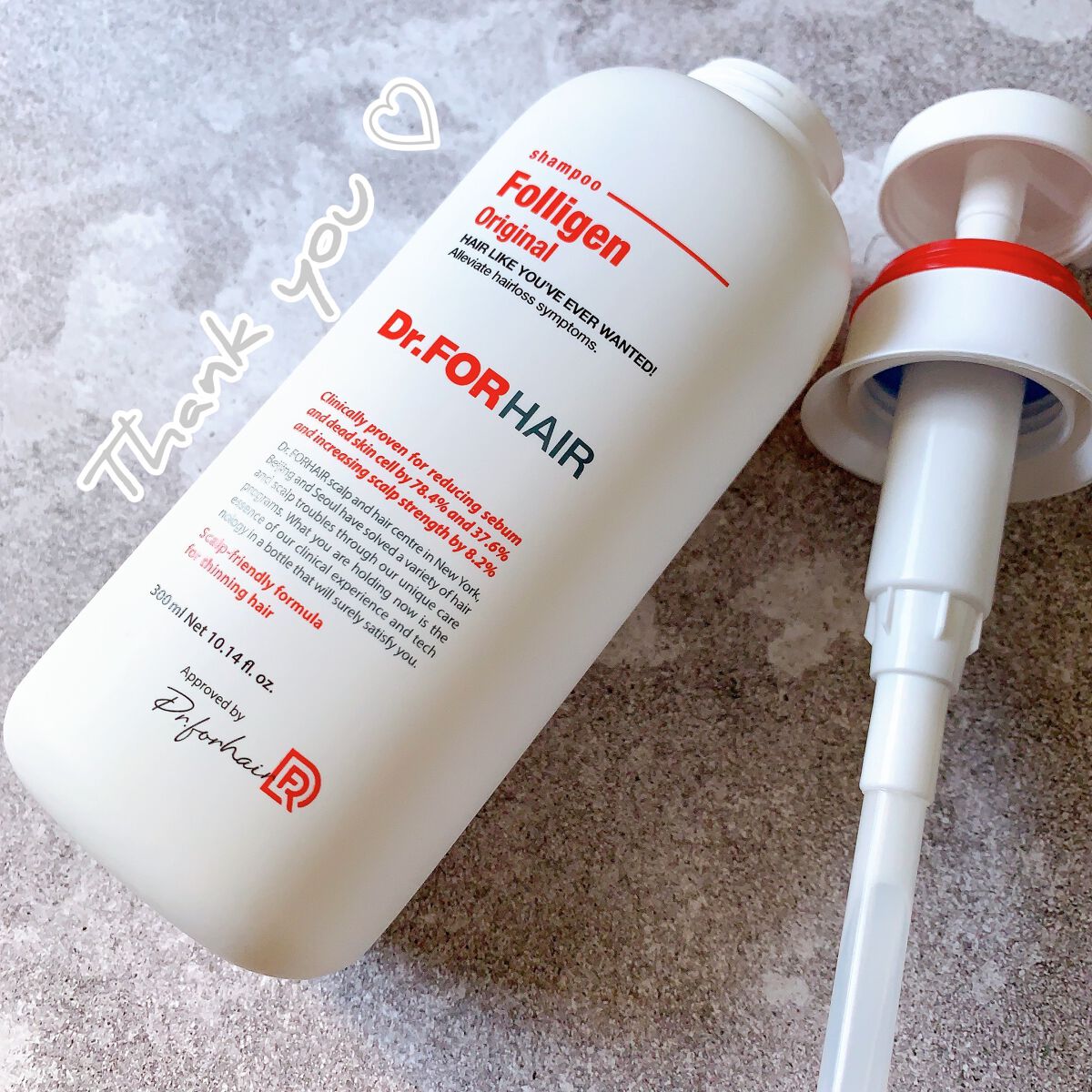 フォリゲン シャンプー／トリートメント シャンプー(500ml)/Dr.FORHAIR/市販シャンプーを使ったクチコミ（1枚目）