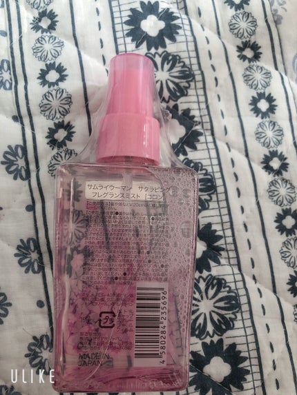 サムライウーマン サクラピンク フレグランスミスト/サムライウーマン/香水(レディース)を使ったクチコミ(2枚目)
