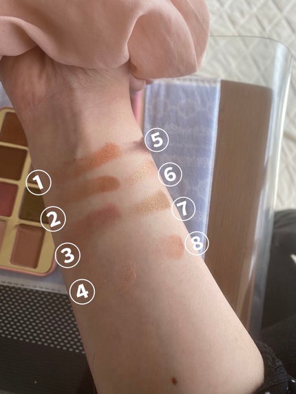 シェイク ユア パーム パームズ ミニ アイシャドウ パレット/Too Faced/アイシャドウパレットを使ったクチコミ(4枚目)