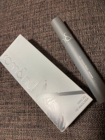 ハンオールフィックスマスカラ/rom&nd/マスカラを使ったクチコミ(1枚目)