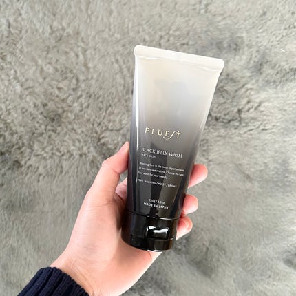 BLACK JELLY WASH(ブラックジェリーウォッシュ)/PLUEST/その他洗顔料を使ったクチコミ(1枚目)