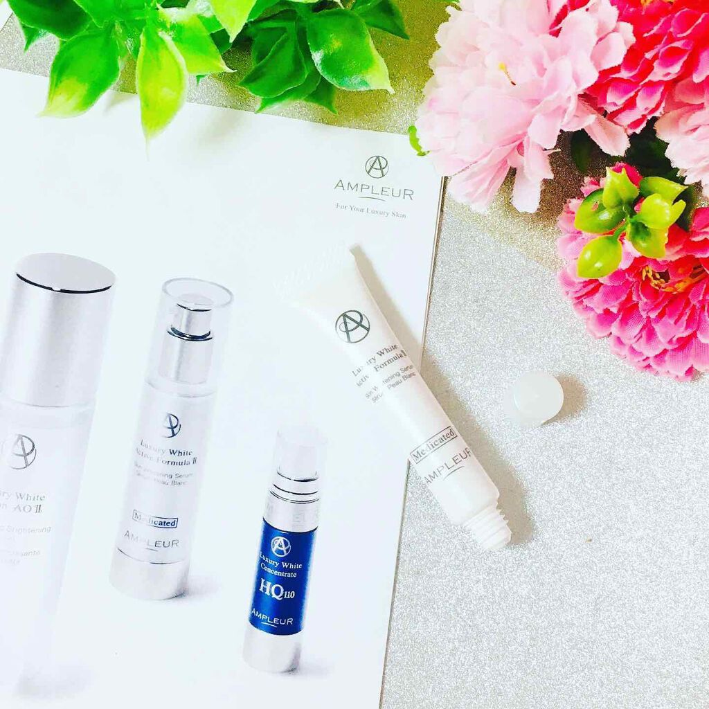 ラグジュアリーホワイト 薬用アクティブフォーミュラII/アンプルール/美容液を使ったクチコミ(1枚目)