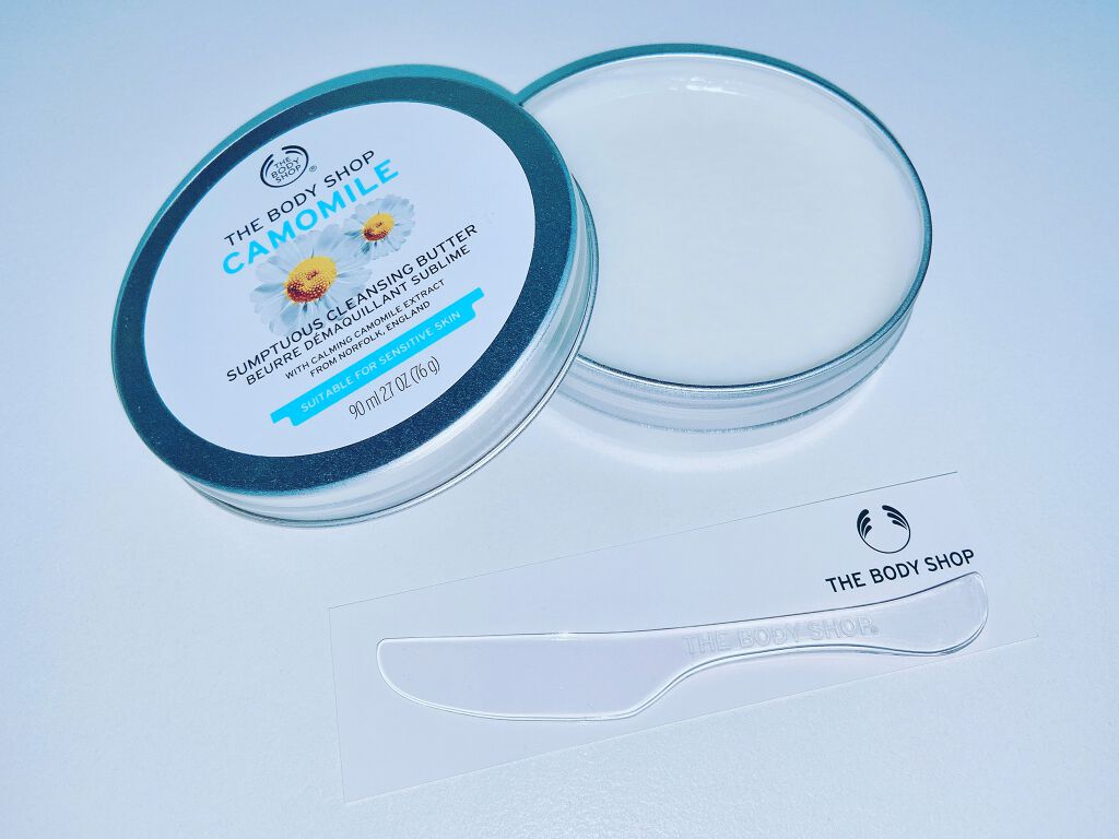 カモマイル サンプチュアス クレンジングバター/THE BODY SHOP/クレンジングバームを使ったクチコミ（3枚目）