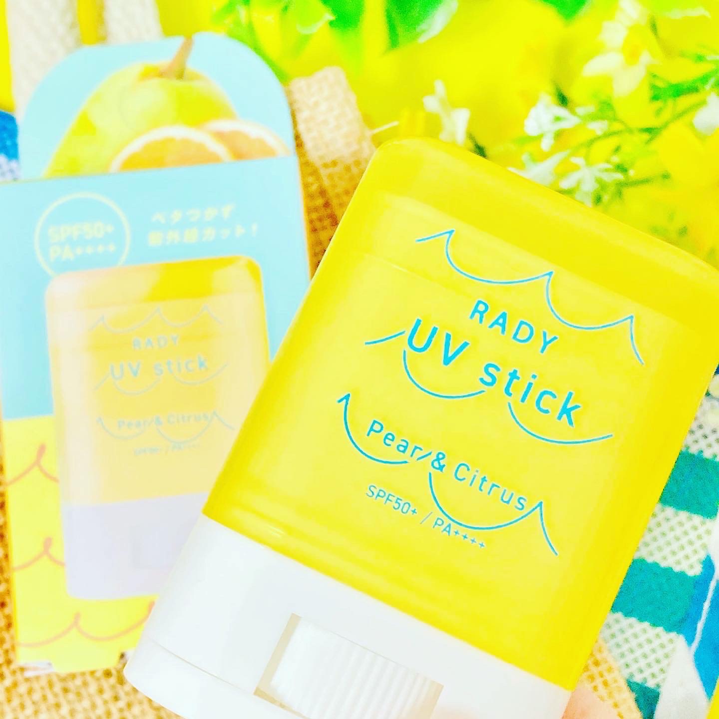 STラディー クリアUVスティック 洋梨シトラスの香り/Rady/日焼け止めスティックを使ったクチコミ（3枚目）