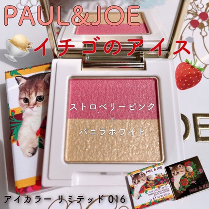 アイカラー リミテッド/PAUL & JOE BEAUTE/アイシャドウパレットを使ったクチコミ(1枚目)