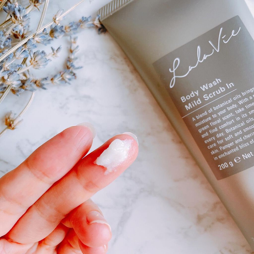 ボディウォッシュ マイルドスクラブイン/Lala Vie/ボディスクラブを使ったクチコミ（2枚目）