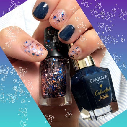 ネイルホリック パーティーフレーク SP020/ネイルホリック/マニキュアを使ったクチコミ(1枚目)