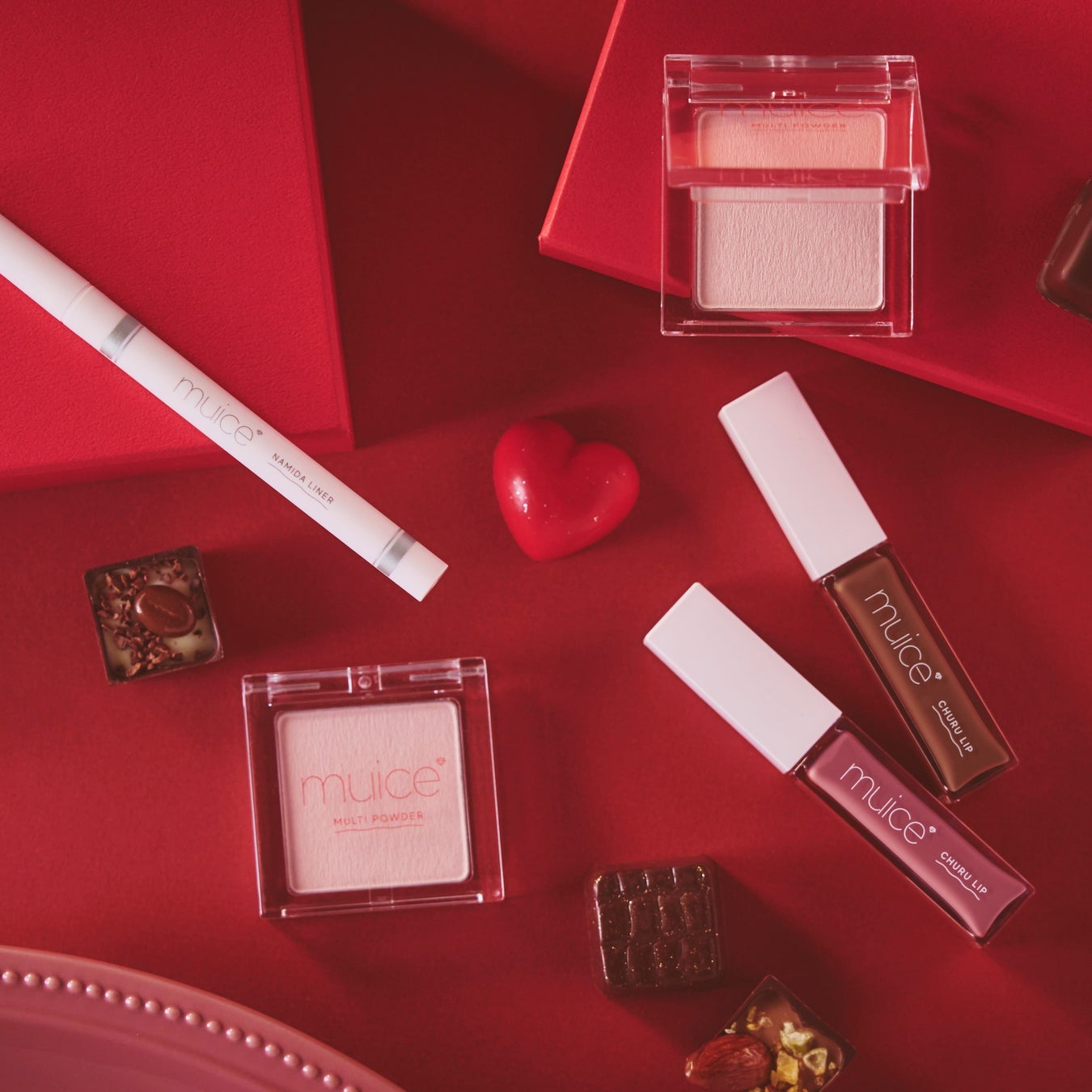 muiceから濃厚なチョコレートカラーのバレンタインコスメが登場の画像