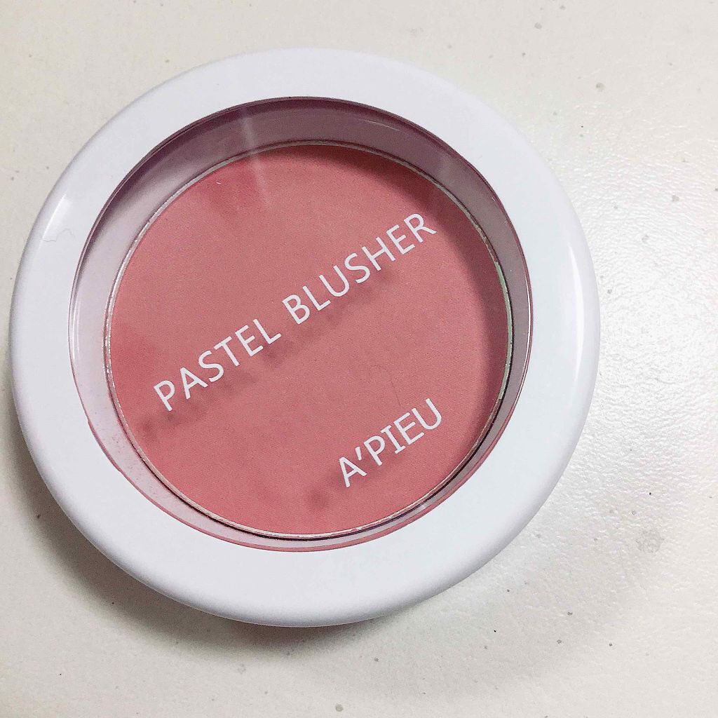 アピュー パステルブラッシャー/A’pieu/パウダーチークを使ったクチコミ(1枚目)