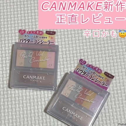 パステルヴェールコンシーラー/キャンメイク/パレットコンシーラーを使ったクチコミ(1枚目)